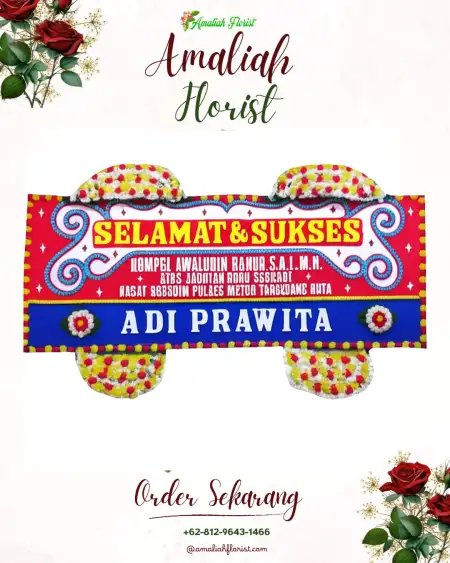 Papan Bunga Ucapan Selamat Sukaragam